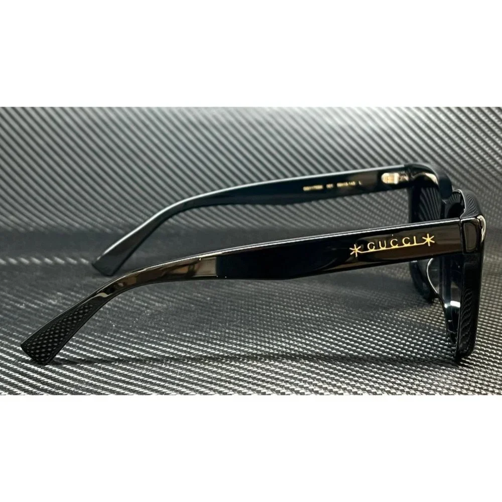 Gucci Black 56mm Unisex Sunglasses